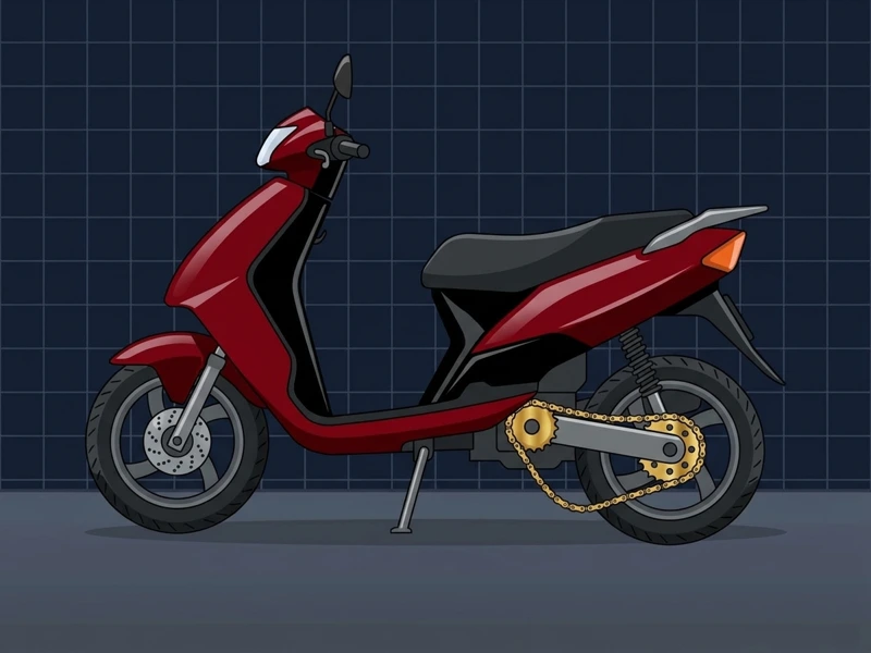 Exemple de scooter après remise en état